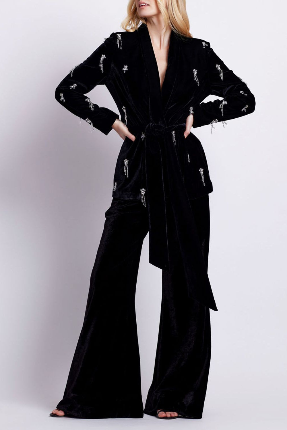 Hand-Beaded & Wide Leg