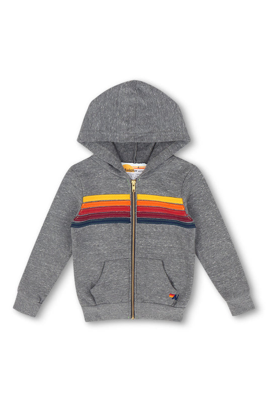 5 Stripe - Kids Zip Hoodie