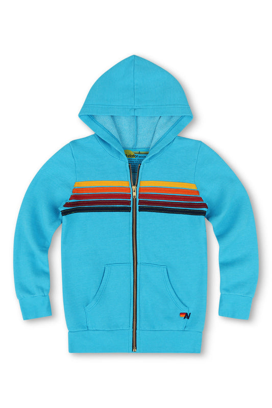 5 Stripe - Kids Zip Hoodie