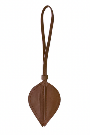 Leather Leaf Charm