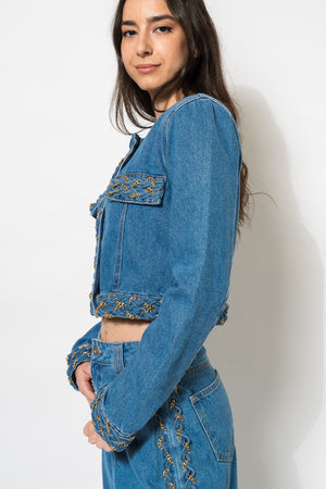 Braided Jacket & Jeans