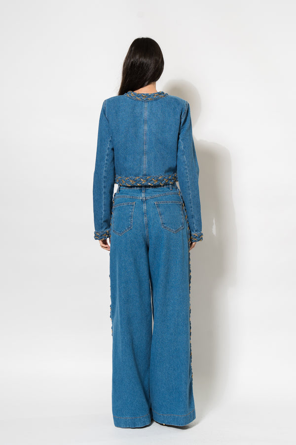 Braided Jacket & Jeans