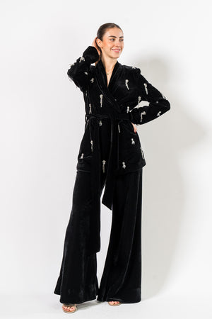 Hand-Beaded & Wide Leg