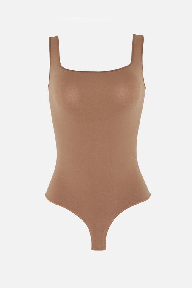 Stretch Scoop Neck Bodysuit