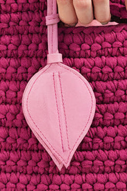 Leather Leaf Charm