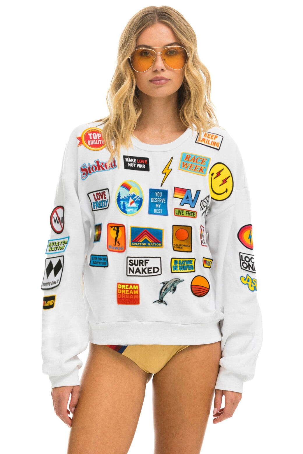 Vintage Patch - Crew Sweatshirt Relaxed