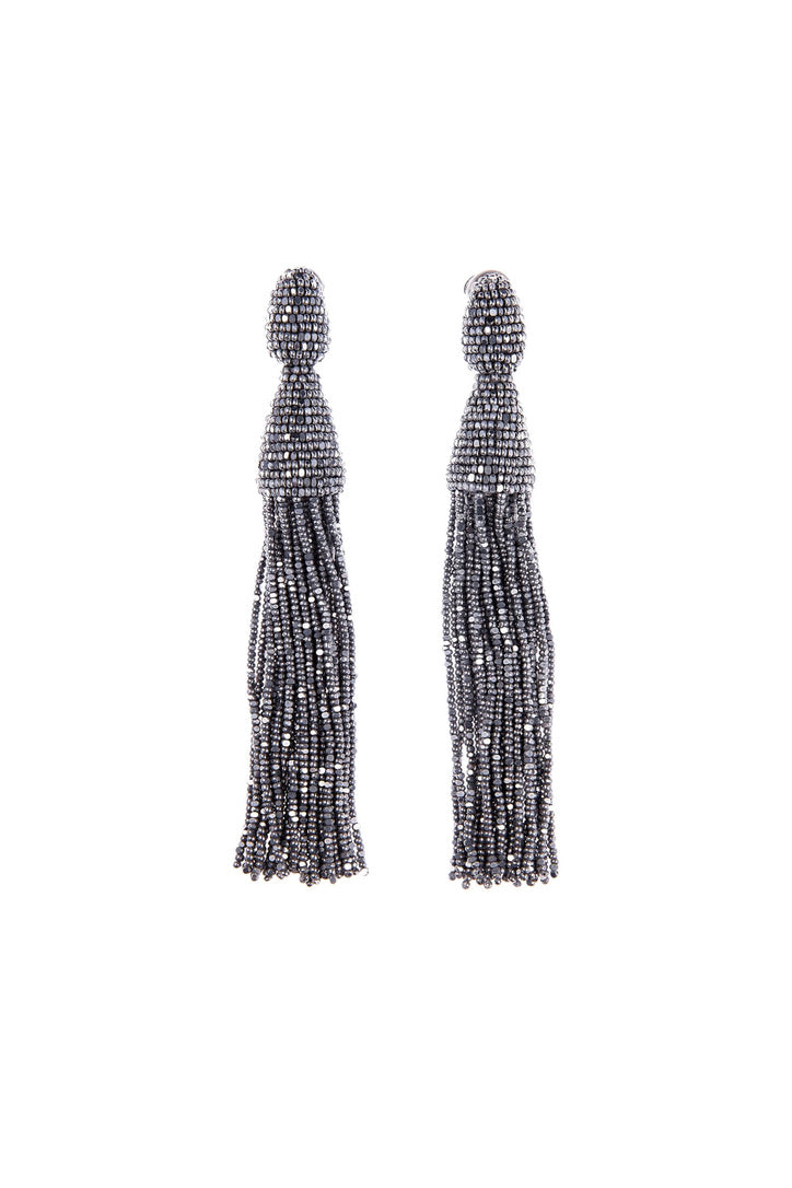 Beaded Tassel Earrings