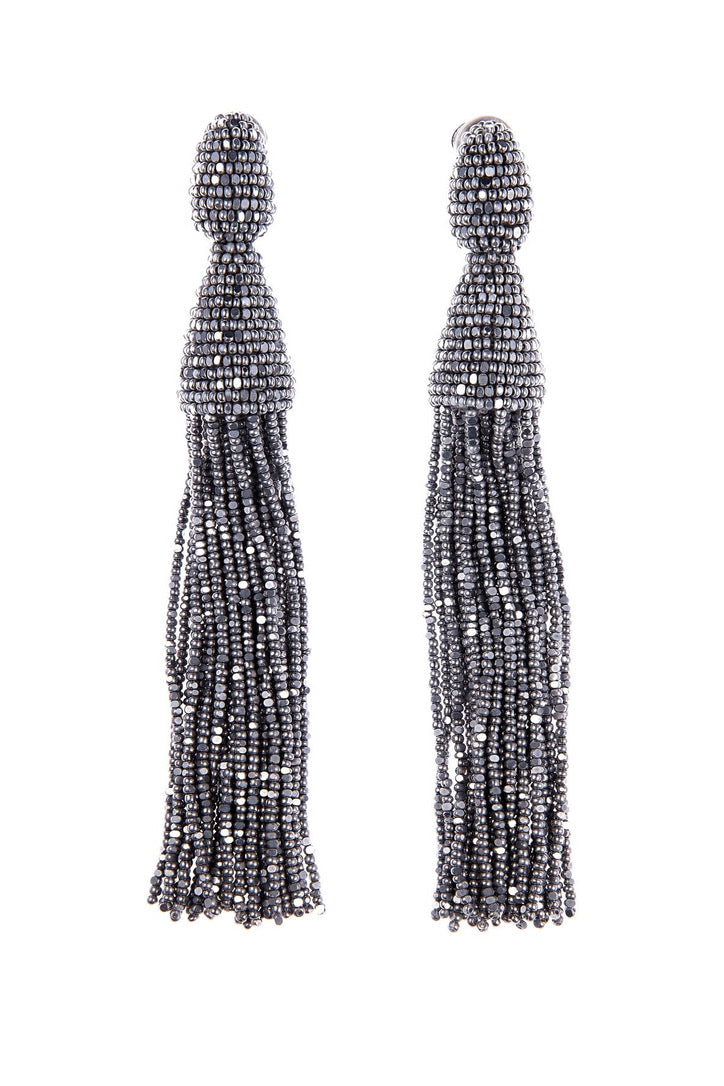 Beaded Tassel Earrings