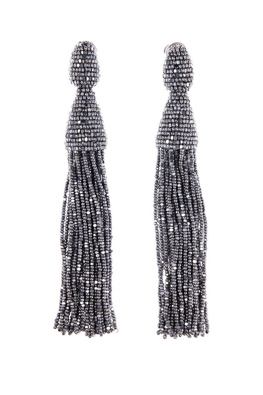 Beaded Tassel Earrings