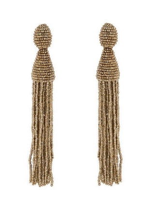 Beaded Tassel Earrings