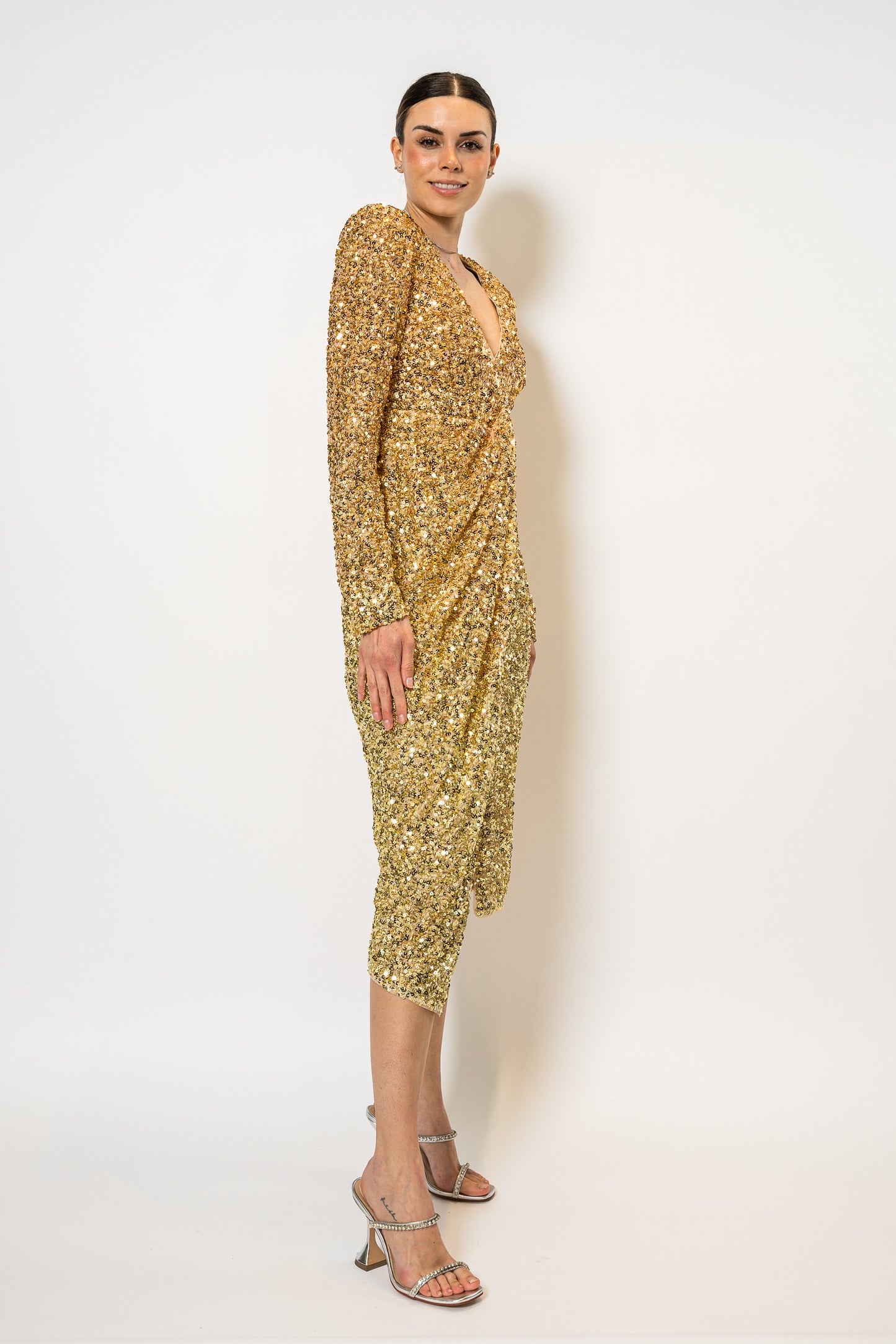 Draped Sequin